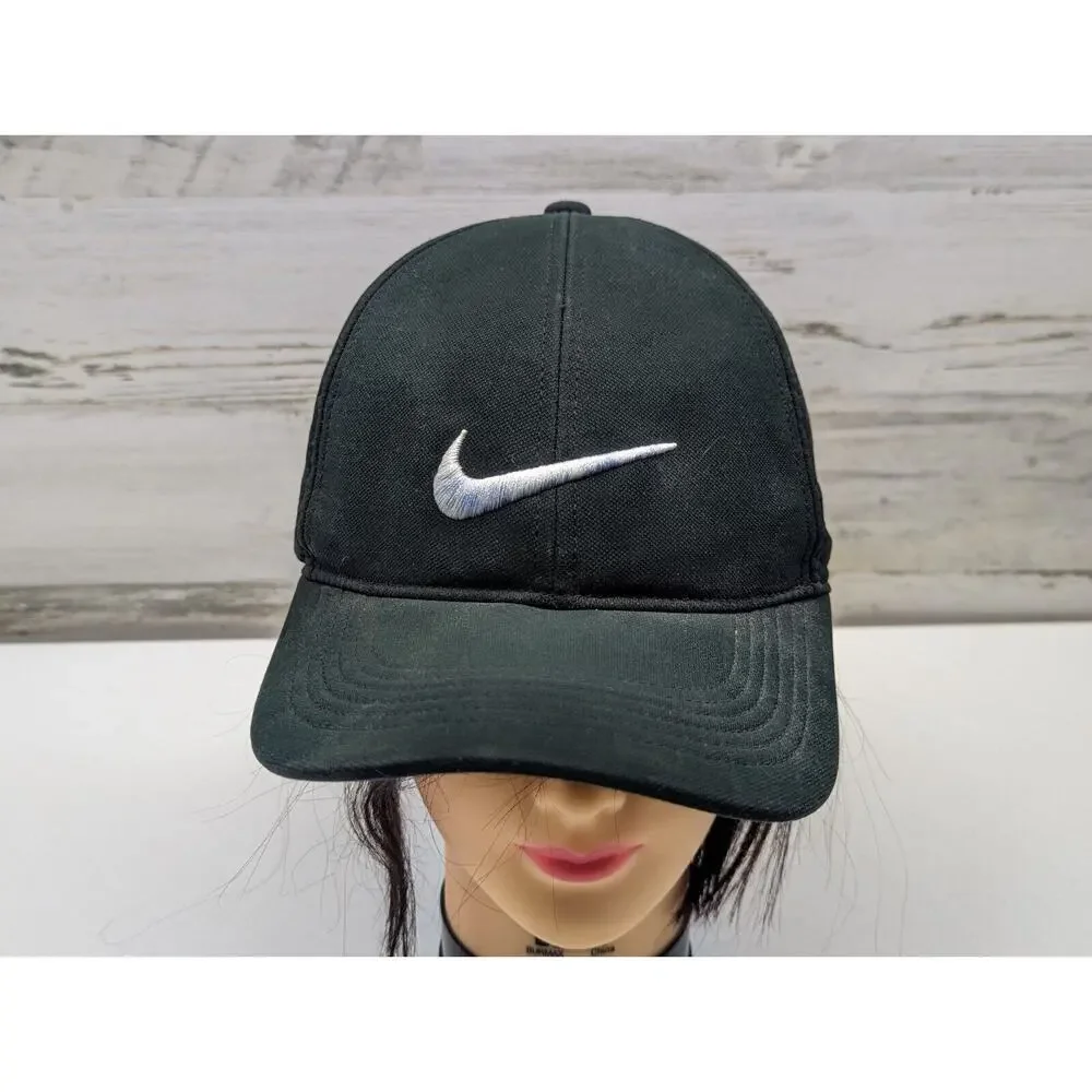 Nike Golf Black Legacy 91 Dri Fit Hot‎ Weather Polyester Baseball Cap Adult OSFA